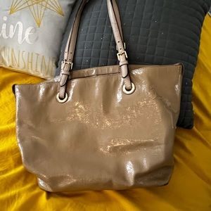 Michael Kors patent leather tote.